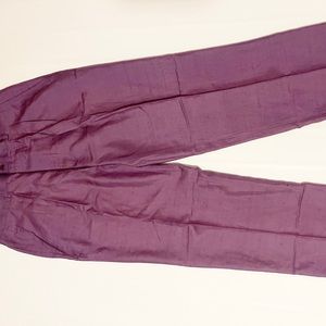 Bocci 100% pure silk purple pants size 40 NWT